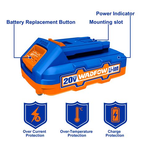 WADFOW WADFOW Power Tools & Lithium-ion Battery