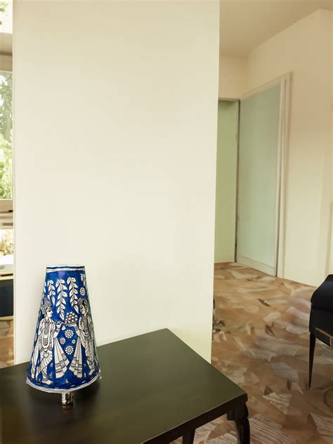 Blue Radha Krishna Tholu Bommalata Tabletop Lamp - Memeraki.com