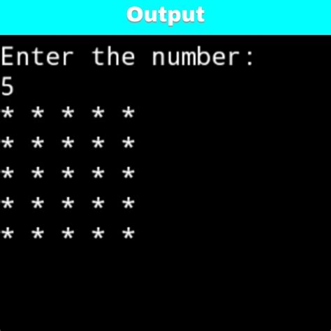 Image result for C Program to Print Star Pattern