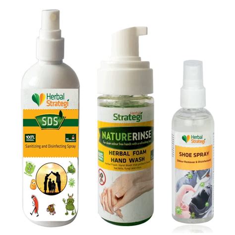 Buy Herbal Hygiene Pack of 3 (Hand wash, Sanitizing Spray, Shoe Spray ...
