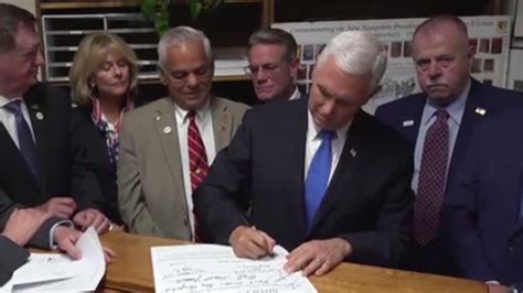 VP Pence signs Trump up for primary in NH | Fox Business Video