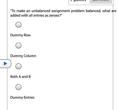 Image result for Example of Unbalanced Assignment Problem