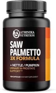 Saw Palmetto Supplement with Stinging Nettle and Pumpkin Seed Extract ...