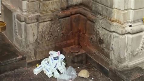 Paan Masala Stains, Lassi Packets Thrown Near UP Temple Spark Outrage ...