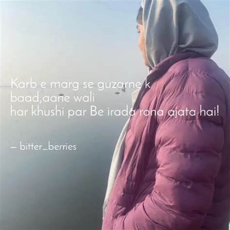 Karb e marg se guzarne k ... | Quotes & Writings by Insha zahoor ...