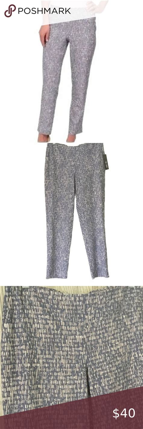 Nic+Zoe Abstract Pull On Stretch Ankle Length Pants | Ankle length ...