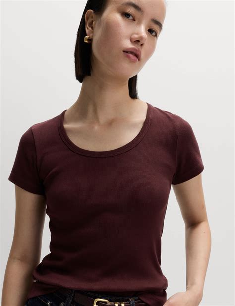 Women’s Ribbed T-Shirts at M&S