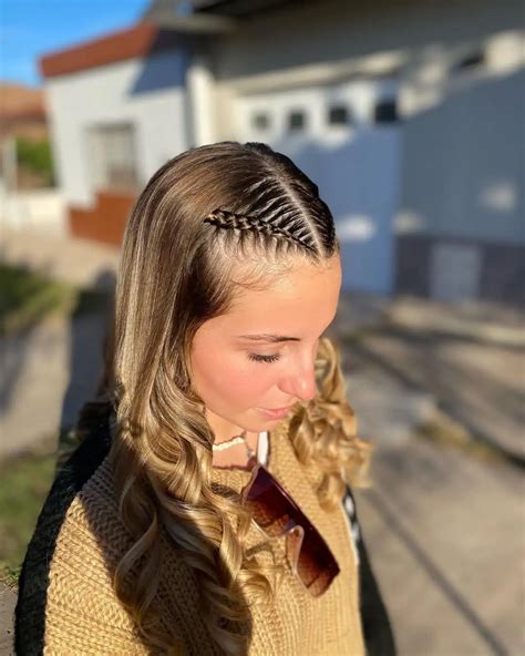 25 peinados con trenzas y pelo suelto elegantes para elevar tu peinado ...
