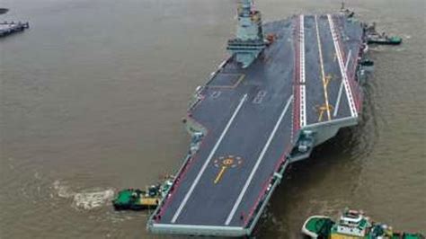 China's Newest Aircraft Carrier Sets Sail for Sea Trials Amid ...