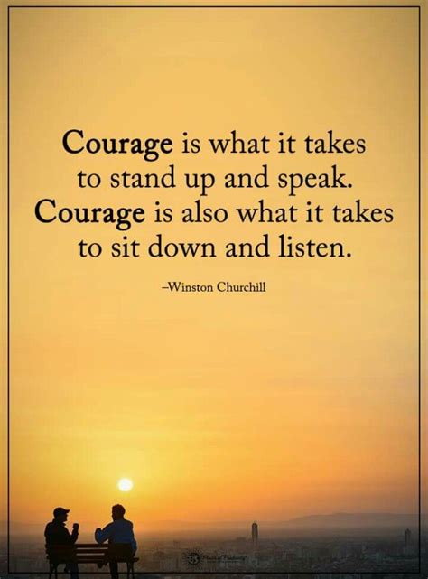 “Courage doesn
