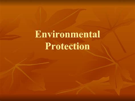 Environment Protection 的图像结果