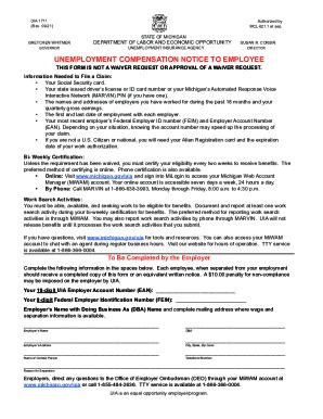 2021-2025 Form MI UIA 1711 Fill Online, Printable, Fillable, Blank ...