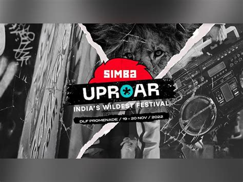 SIMBA announces Simba Uproar-India's Wildest Festival this November in ...