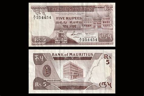 Mauritius 5 Rupees – Rare Mauritian Collectible Banknote for Numismatists