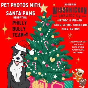Pet Photos with Santa Paws! , Wissahickon Brewing Company, Bala Cynwyd ...