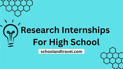 5+ Research Internships For High School Students (FAQs)
