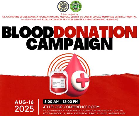 [RESCHEDULED] BLOOD DONATION CAMPAIGN in collaboration with JBLMGH and ...