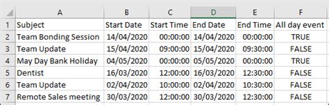 Image result for File CSV Excel Calendar