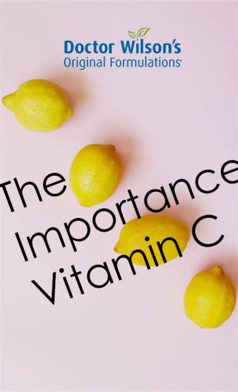 The importance of vitamin c – Artofit