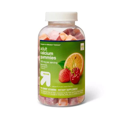 Buy Fruit Flavored Calcium Gummies - 100ct at Ubuy India
