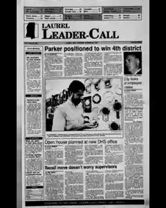 Laurel Leader Call Newspaper Archives, Oct 24, 1992, p. 1