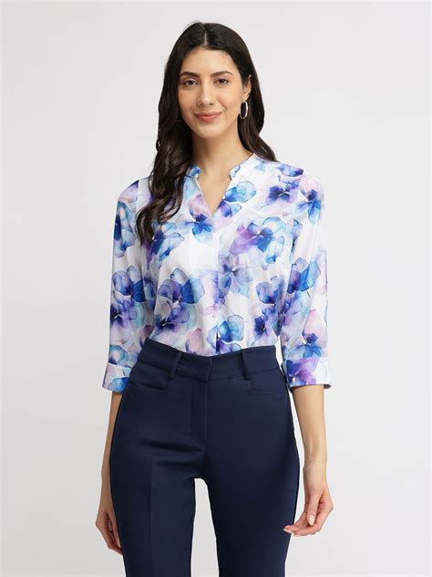 Floral Top - Blue