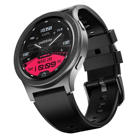 Pebble Revolve Pro 1.43" Ultra AMOLED Smartwatch | Rotating Bezel | 600 ...