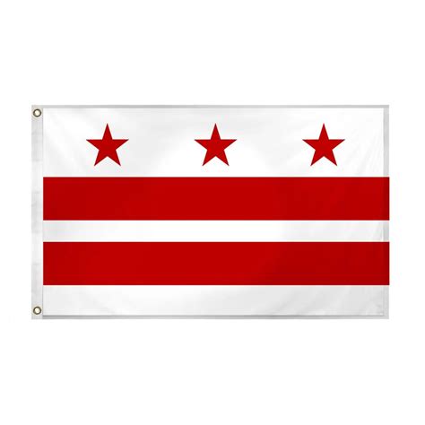 Washington D.C. Outdoor Flag 3' x 5' Nylon | Shop District of Columbia ...