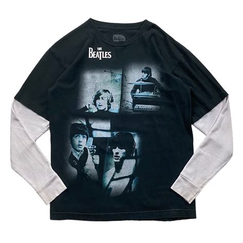 2011’s THE BEATLES fake layered long sleeves tee (1) | NOIR ONLINE