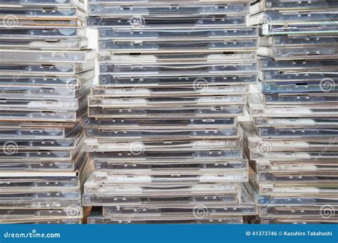 Compact Disc Cases stock photo. Image of technology, piled - 41373746