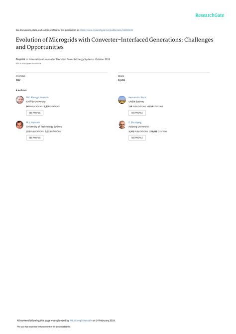 Microgrid evoluation - See discussions, stats, and author profiles for ...