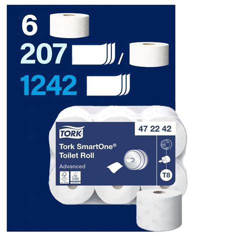 Tork SmartOne Advanced Rulo Tuvalet Kağıdı 207 m | 472242