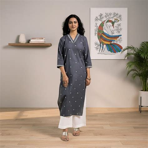 Jacquard Kurtis - Buy Jacquard Fabric Kurtis For Women Online | iTokri
