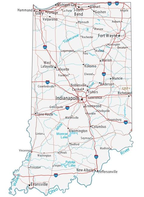 Indiana County Map - GIS Geography