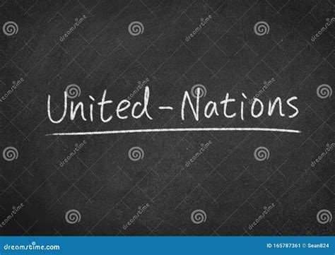 United Nations stock image. Image of abstract, chalk - 165787361