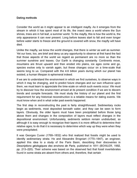 Image result for Dating Methods