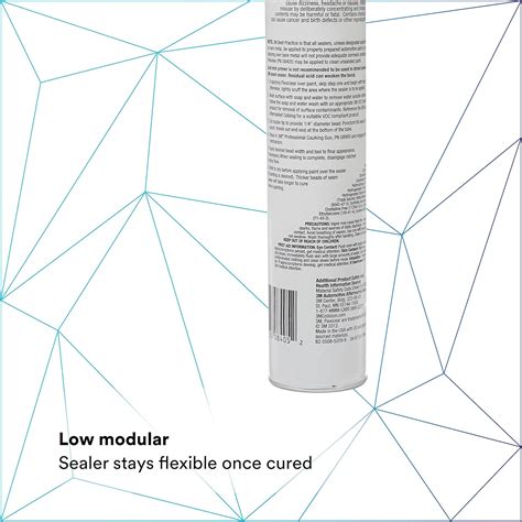 Buy 3M Flexiclear Body Seam Sealer, 08405, Medium-Bodied, Low Modular ...