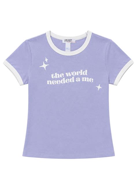 World Needed a Me Fitted Tee – FeelWorthy