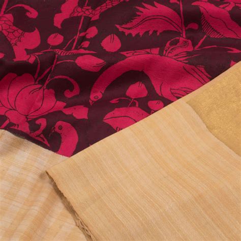 Pure Pen Kalamkari Sarees - Artwork with Bamboo Pen and Natural Dyes ...