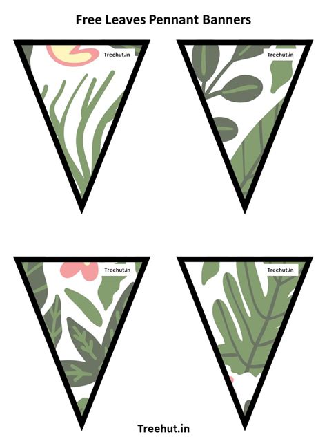 Free Leaves Bulletin Board Decorations and Craft Printables #304