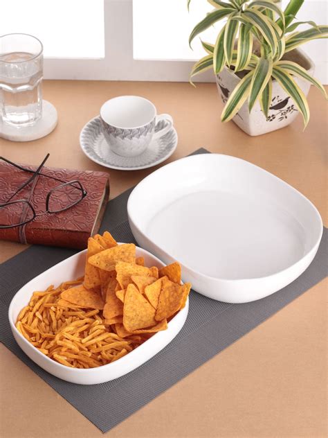 Buy Clay Craft Basic Platter River Deep Dish Medium & Big 2 Piece Plain ...