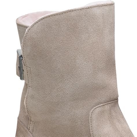 Uppsala Shearling Suede Leather Gray Taupe | BIRKENSTOCK