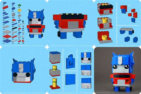 Image result for LEGO Optimus Prime Tutorial