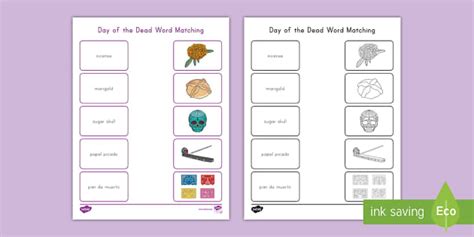 Fun Dia de los Muertos Worksheet for Kids | Twinkl USA