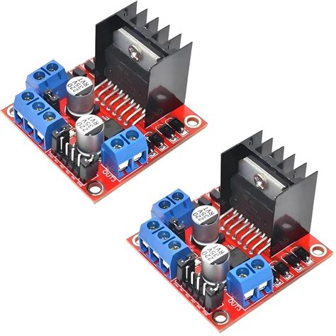 WWZMDiB 2 Pcs L298N Motor Driver Controller Board DC Dual H Bridge ...