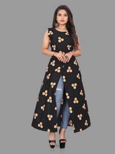 maruti fab Women Fit and Flare Beige Knee Length Dress - Buy maruti fab ...