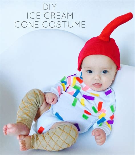 DIY Ice Cream Cone Costume