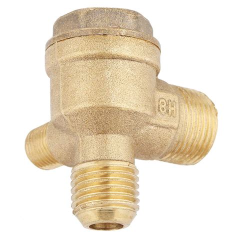 Buy Male Thread 90 Degree Brass Check Valve, Non-Return Lightweight ...