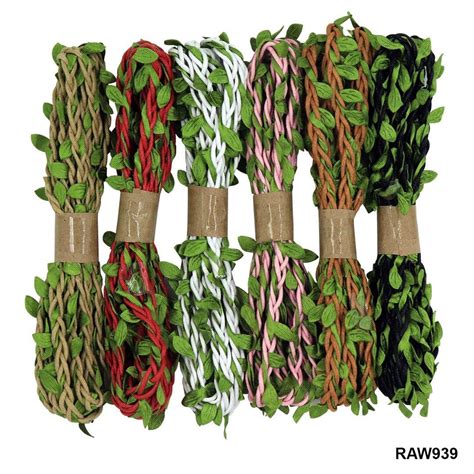 Jute Rope With Leaf 3 Meter- Pack of 1 – Inkarto