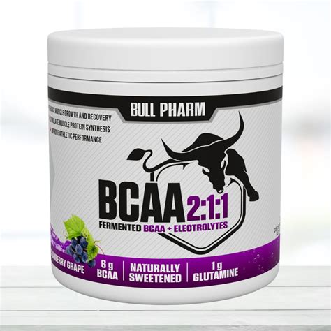 Bull Pharm BCAA 2:1:1 Cranberry Grape 30Servings – The Muscle Kart